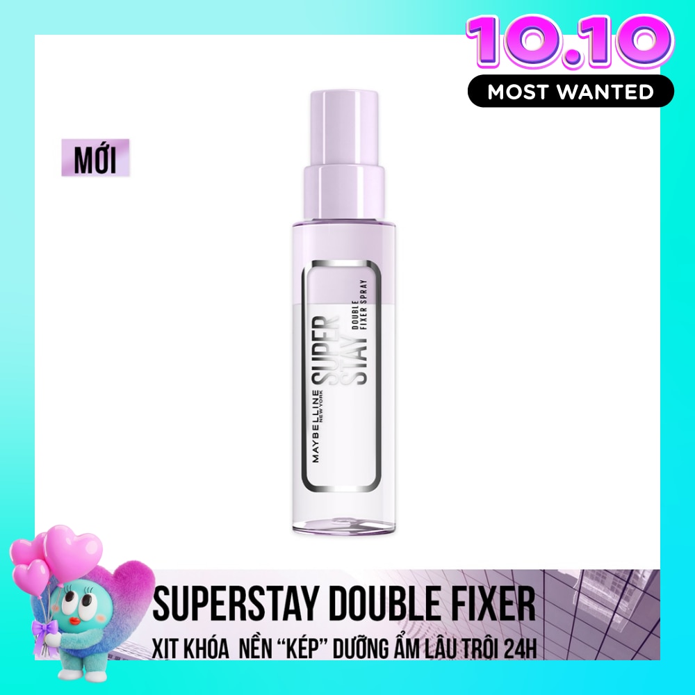Xịt Khóa Nền Maybelline Super Stay Double Fixer Spray 55ml image