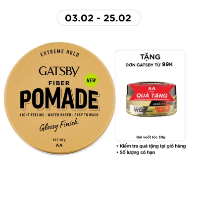 GATSBY Fiber Pomade 80g