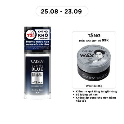 GATSBY - Eau De Blue Deodorant Roll On Skyline Code 50ml image