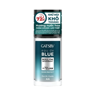 GATSBY Eau De Blue Deodorant Roll On Earth Code 50ml