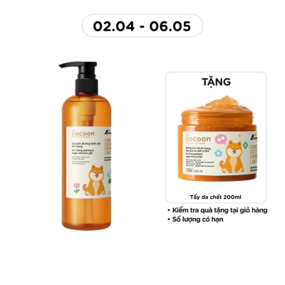 COCOON - Gel Tắm Cocoon Đường Thốt Nốt An Giang Phiên Bản Chung Tay Cứu Trợ Chó Mèo Lang Thang 500ml
