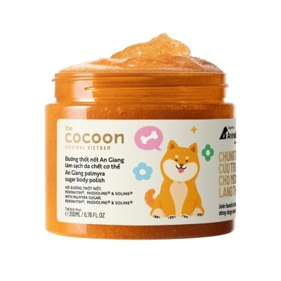 COCOON Tẩy Da Chết Cocoon Đường Thốt Nốt An Giang Phiên Bản Chung Tay Cứu Trợ Chó Mèo Lang Thang 200ml