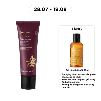 COCOON - Tẩy Da Chết Da Đầu Cocoon Bồ Kết 200ml image