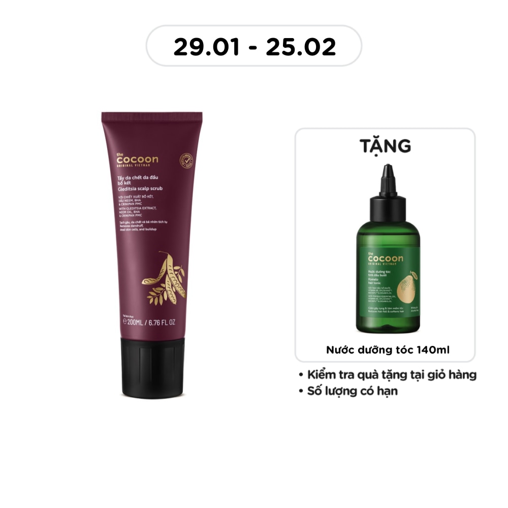 Tẩy Da Chết Da Đầu Cocoon Bồ Kết 200ml