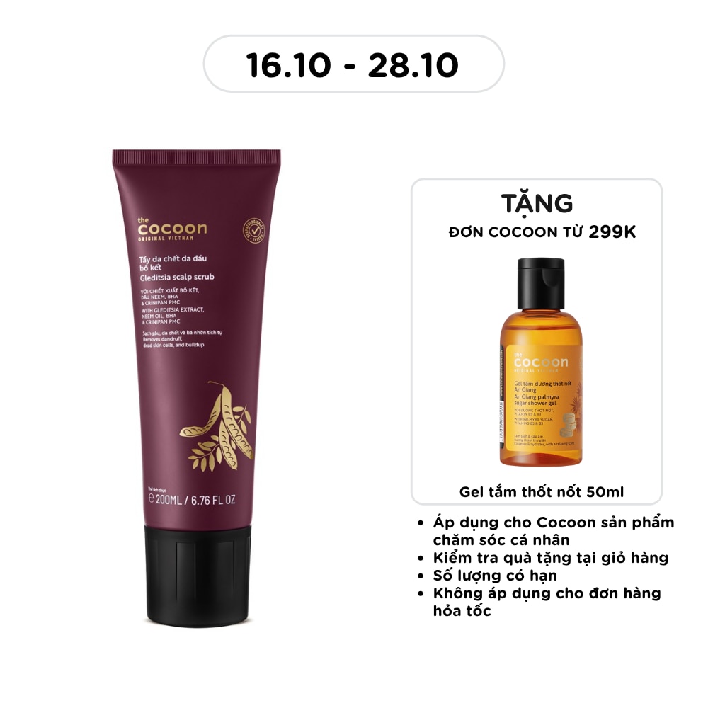 Tẩy Da Chết Da Đầu Cocoon Bồ Kết 200ml image