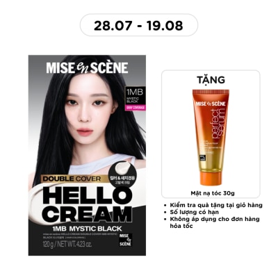 MISE EN SCÈNE - Hello Cream Double Cover 120g .#1MB Mystic Black image