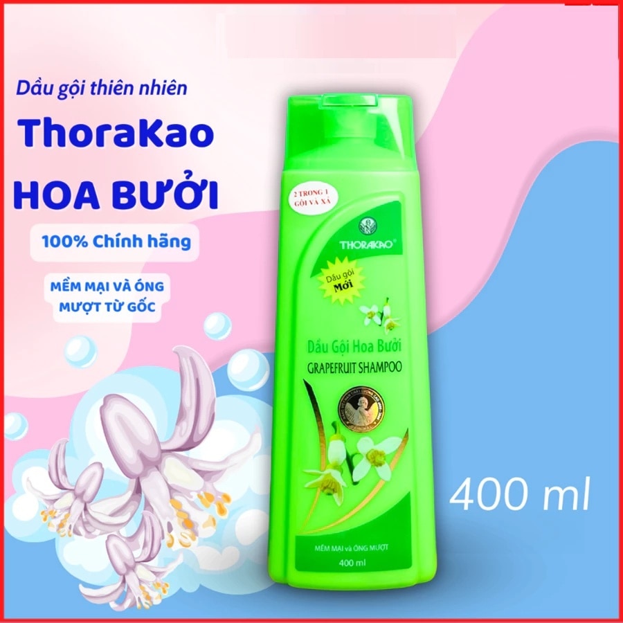 Dầu Gội Xả Thorakao Hoa Bưởi 400ml