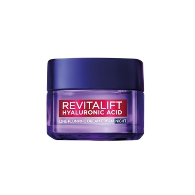 L'OREAL PARIS Kem Dưỡng Ban Đêm L'oréal Revitalift Hyaluronic Acid Line Plumping Dream Cream Night 50ml