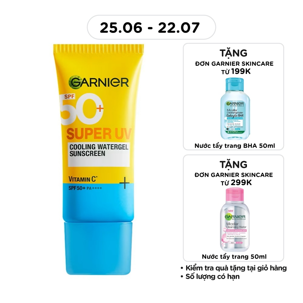 Kem Chống Nắng Garnier Super UV Cooling Watergel Sunscreen 30ml
