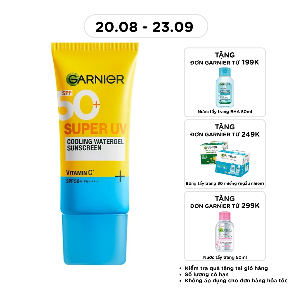 Kem Chống Nắng Garnier Super UV Cooling Watergel Sunscreen 30ml image