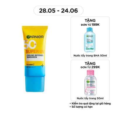 GARNIER - Kem Chống Nắng Garnier Super UV Cooling Watergel Sunscreen 30ml