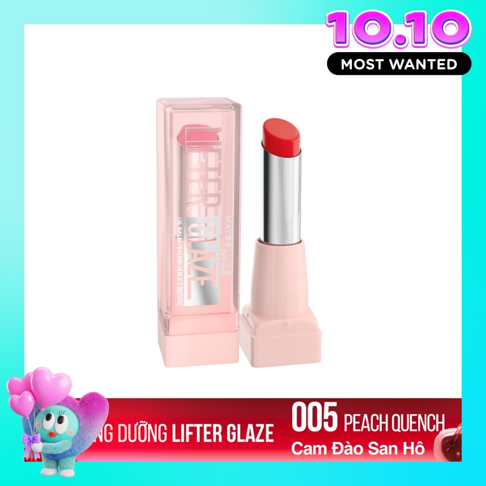 Son Dưỡng Có Màu Maybelline Lifter Glaze Oil Balm 2.8g . image