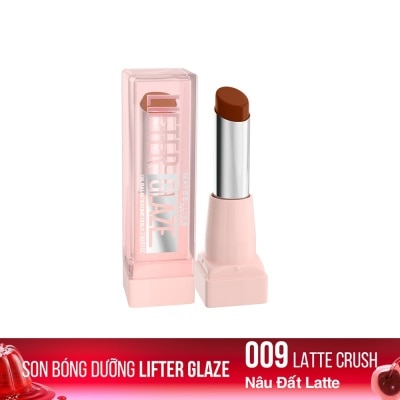 MAYBELLINE NEW YORK Son Dưỡng Có Màu Maybelline Lifter Glaze Oil Balm 2.8g .#009 Latte Crush Nâu Đất Latte