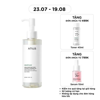 ANUA - Dầu Tẩy Trang Diếp Cá Anua Heartleaf Pore Control Cleansing Oil 200ml image