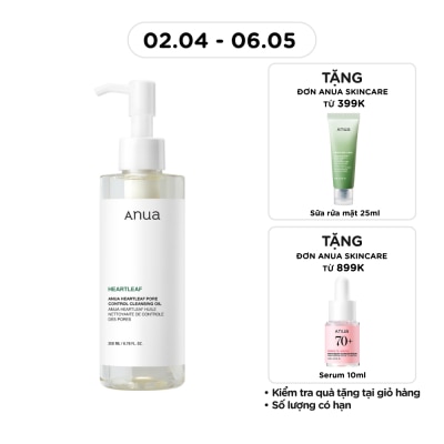 ANUA - Dầu Tẩy Trang Diếp Cá Anua Heartleaf Pore Control Cleansing Oil 200ml