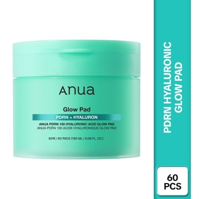 ANUA PDRN 100 Hyaluronic Acid Glow Pad 180ml/60pcs