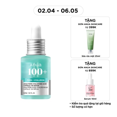 ANUA - Tinh Chất Giúp Trẻ Hóa Da Anua PDRN Hyaluronic Acid Capsule 100 Serum 30ml