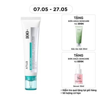 ANUA - Kem Dưỡng Da Anua PDRN Hyaluronic Acid 100 Moisturizing Cream 60ml