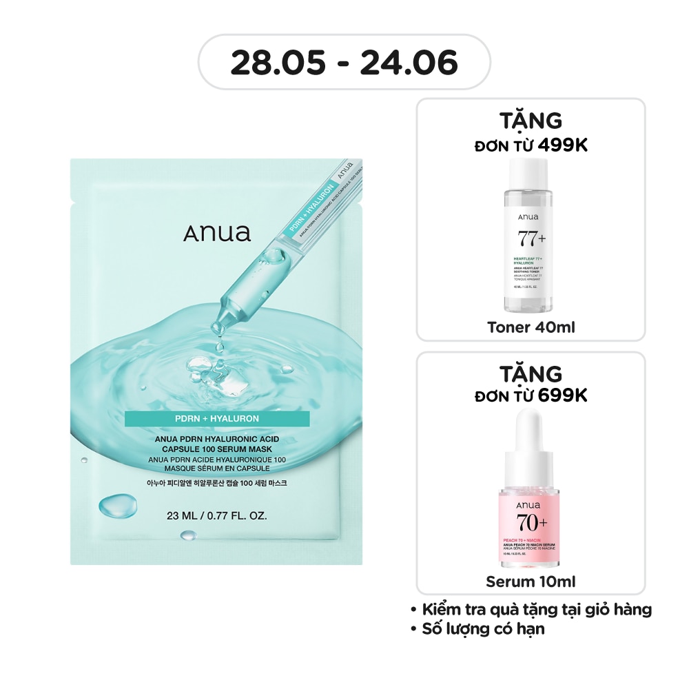 PDRN Hyaluronic Acid Capsule 100 Serum Mask 23ml