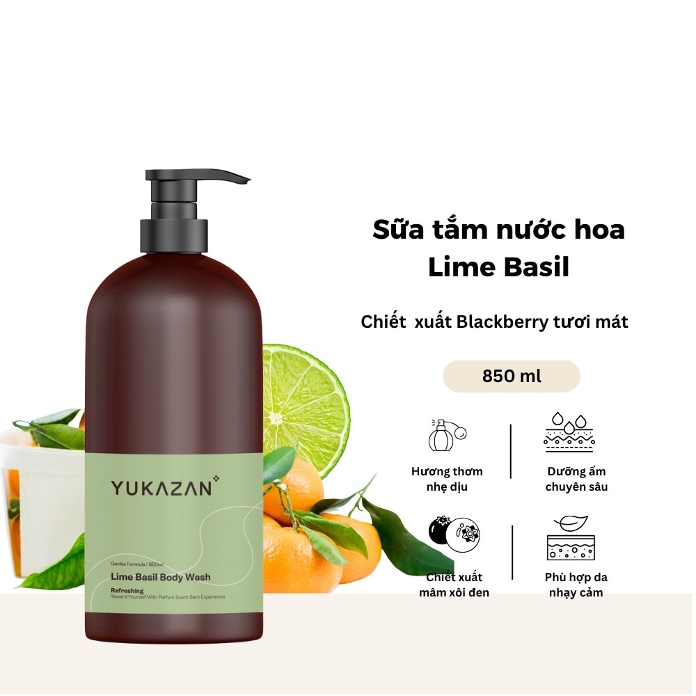 Lime Basil Body Wash 850ml
