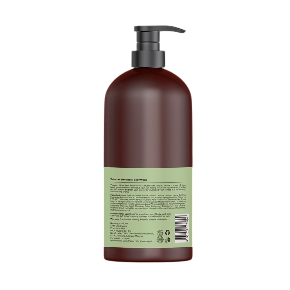 Lime Basil Body Wash 850ml