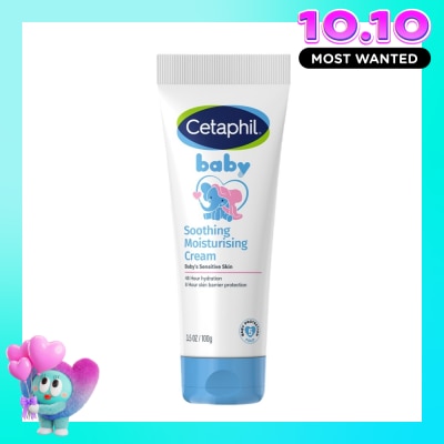 CETAPHIL Kem Dưỡng Ẩm Và Làm Dịu Da Cho Bé Cetaphil Baby Soothing Moisturising Cream 100g image
