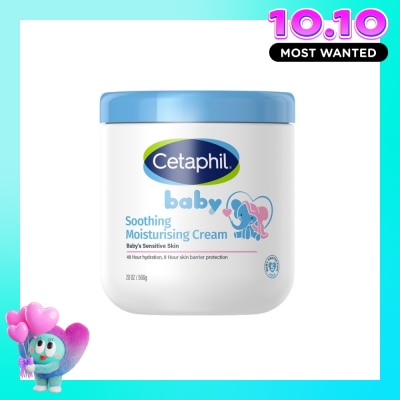 CETAPHIL Kem Dưỡng Ẩm Và Làm Dịu Da Cho Bé Cetaphil Baby Soothing Moisturising Cream 566g image