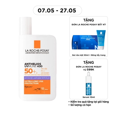 LA ROCHE POSAY - Sữa Chống Nắng Dưỡng Sáng Da La Roche Posay Anthelios Anti-Dark Spots Fluid SPF50+ 50ml