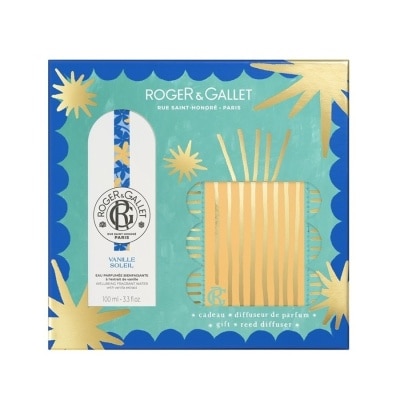 ROGER & GALLET Combo Roger & Gallet (Nước Hoa Vanille Soleil 100ml + Tinh Dầu Khuếch Tán 25ml)