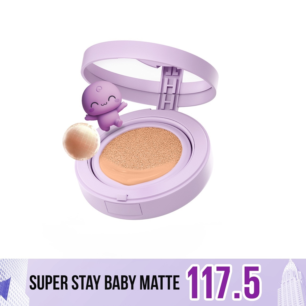 Super Stay Baby Matte Up To 24H Soft Matte Cushion 11g .#117.5