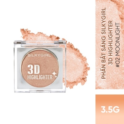 SILKYGIRL - 3D Highlighter 3.5g .#02 Moonlight