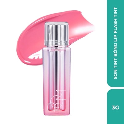 BOM Son Bóng BOM Lip Flash Tint 3g .#02 Peach Flare Hồng Đào