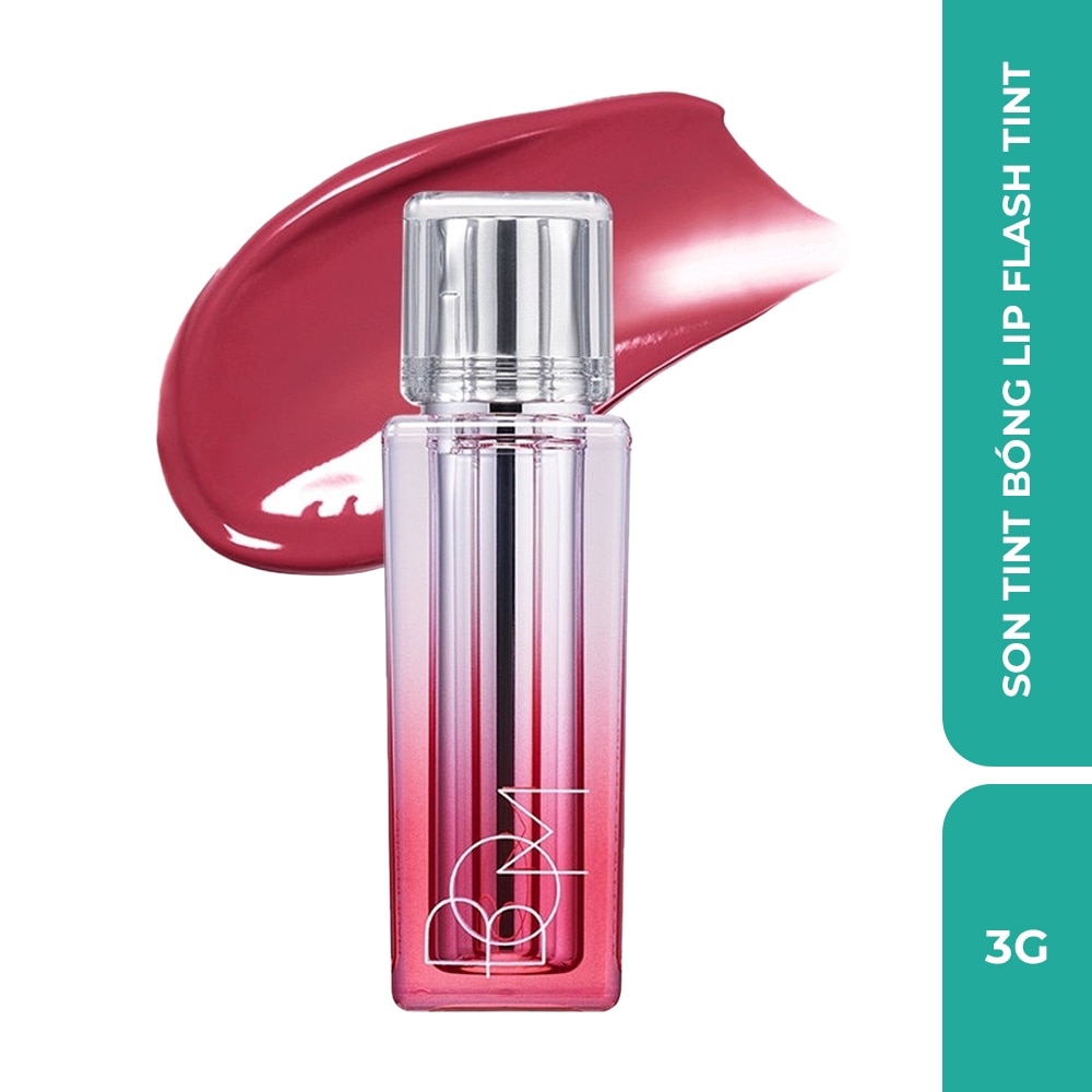 Son Bóng BOM Lip Flash Tint 3g .#05 Plum Haze Đỏ Nâu
