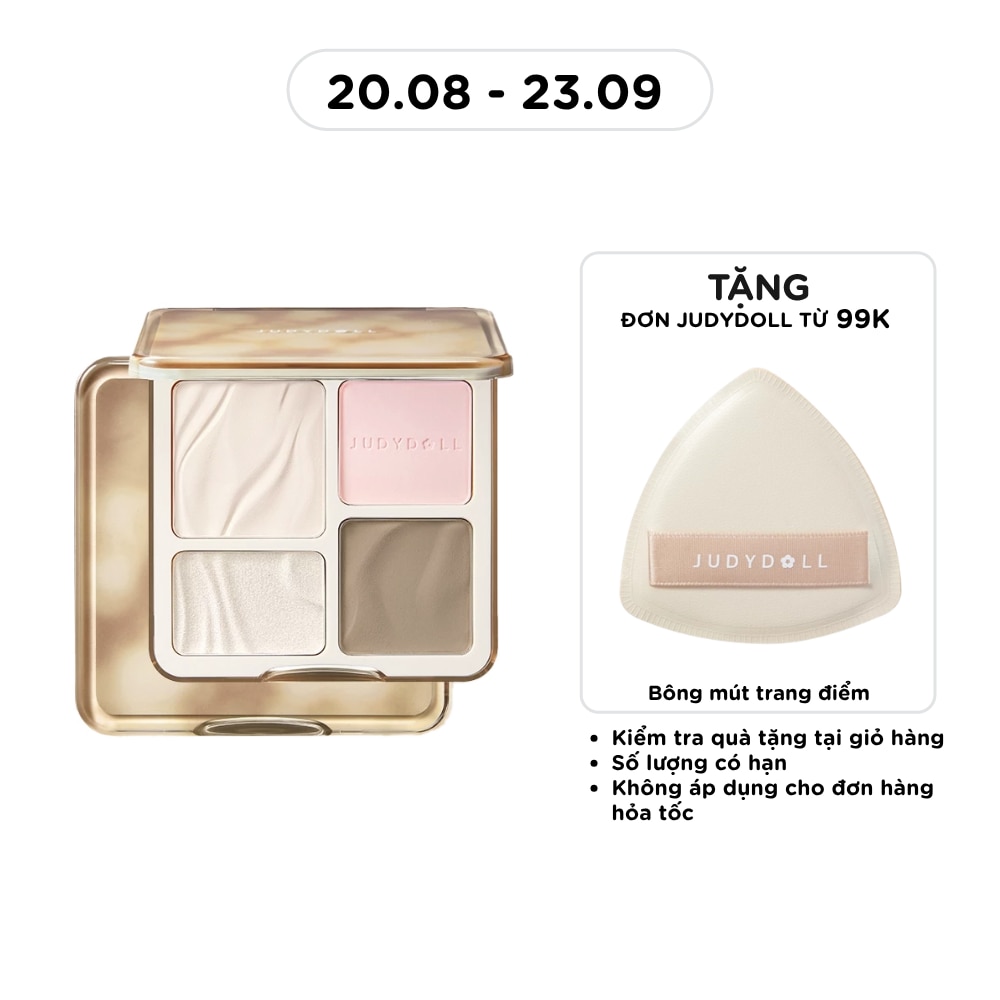 Phấn Bắt Sáng & Tạo Khối Judydoll Highlight & Contour 9g .#04 image