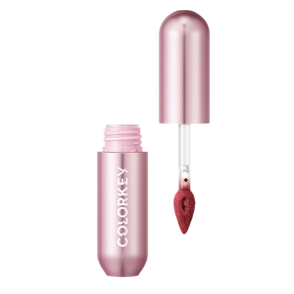 Son Kem Colorkey Mousse Matte Lip Mud 2g .#R107 Rosy Twilight Hồng Đào