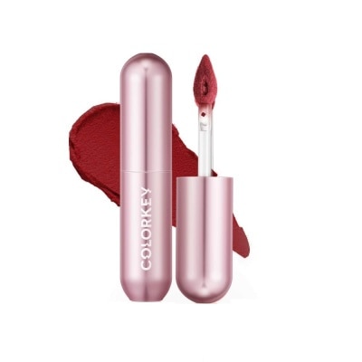 COLORKEY Son Kem Colorkey Mousse Matte Lip Mud 2g .#R108 Crimson Rouge Đỏ Gạch Trầm