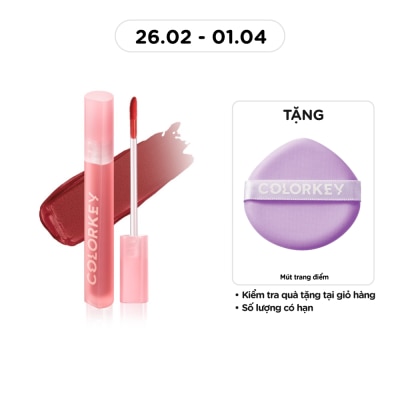COLORKEY Airy Velvet Lip Lacquer 2.5g .#R608
