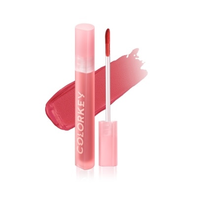COLORKEY Son Kem Lì Colorkey Airy Velvet Lip Lacquer 2.5g .#R247 Hồng Đào