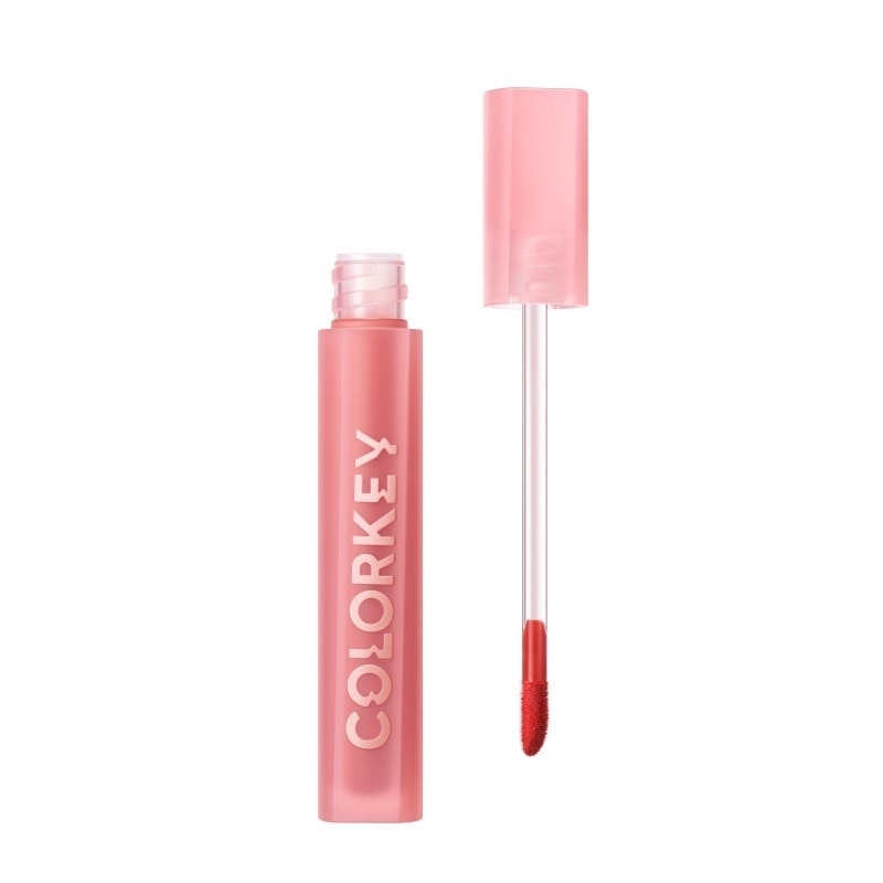 Son Kem Lì Colorkey Airy Velvet Lip Lacquer 2.5g .#B605 Đào Cam Quế image