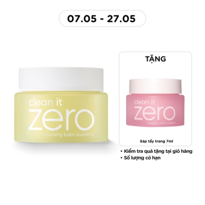 BANILA CO - Sáp Tẩy Trang Banila Co Clean It Zero Cleansing Balm Nourishing 100ml