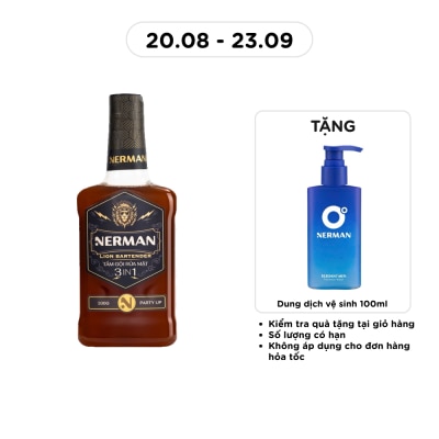 NERMAN Sữa tắm gội 3in1 Nerman Lion Bartender Hương Party Up 330g image