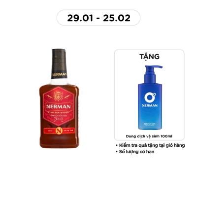 NERMAN Sữa tắm gội 3in1 Nerman Lion Bartender Hương Drunk Time 330g