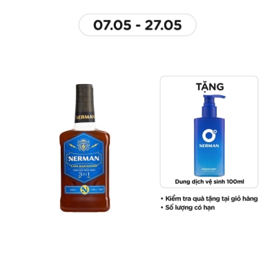 NERMAN - Sữa tắm gội 3in1 Nerman Lion Bartender Hương Chill Time 330g
