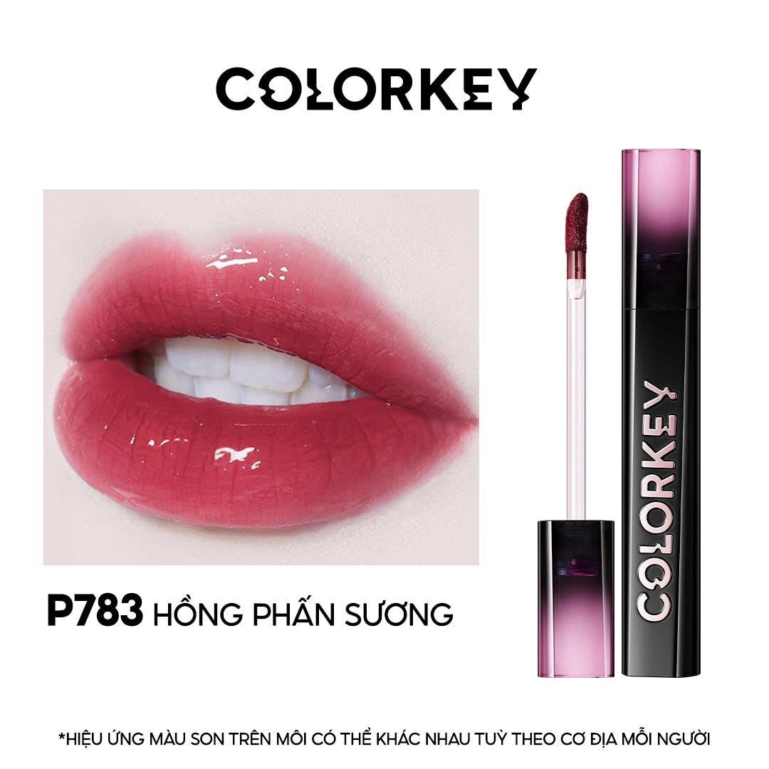 Son Bóng Colorkey Airy Lip Mirror Series 2.5g .#P783 Hồng Phấn Sương