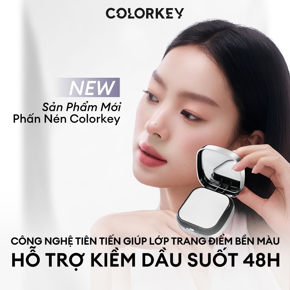Phấn Phủ Dạng Nén Colorkey Long Lasting Oil-Control Airy Powder 12g image