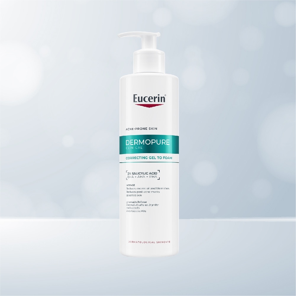 Gel Rửa Mặt Cho Da Mụn Eucerin Dermopure Clinical Correcting Gel To Foam 400ml image