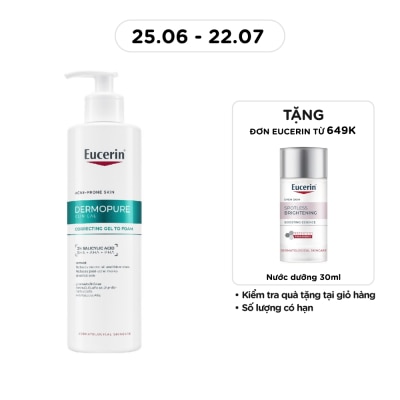 EUCERIN - Dermopure Clinical Correcting Gel To Foam 400ml