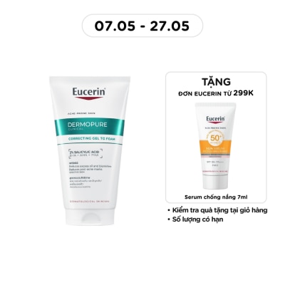 EUCERIN - Dermopure Clinical Correcting Gel To Foam 150ml