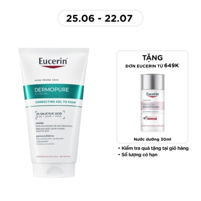 EUCERIN - Dermopure Clinical Correcting Gel To Foam 150ml