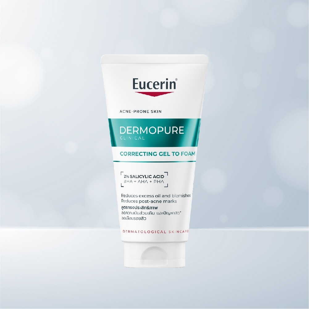Gel Rửa Mặt Cho Da Mụn Eucerin Dermopure Clinical Correcting Gel To Foam 75ml